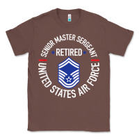 Chestnut senior master sergeant retired air force retirement gifts t shirt Classic Tee - DesignPulse
