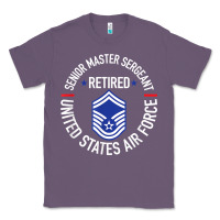 Lavender senior master sergeant retired air force retirement gifts t shirt Classic Tee - DesignPulse