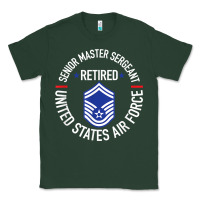 Sports Green senior master sergeant retired air force retirement gifts t shirt Classic Tee - DesignPulse