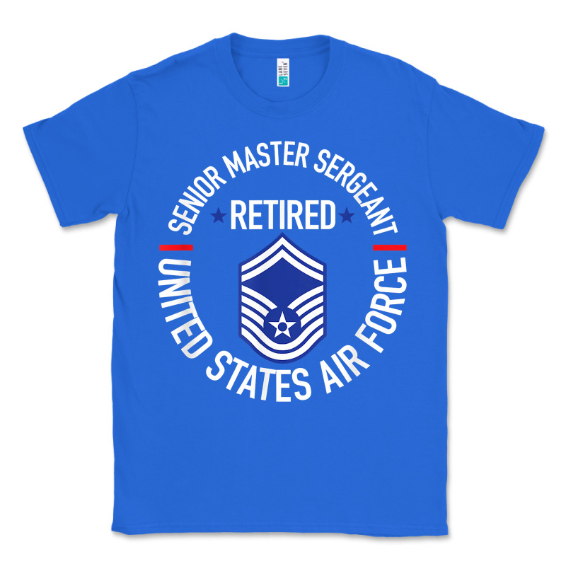 Senior Master Sergeant Retired Air Force Retirement Gifts T Shirt Classic Tee by DesignPulse | Teevron