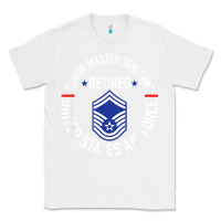White senior master sergeant retired air force retirement gifts t shirt Classic Tee - DesignPulse