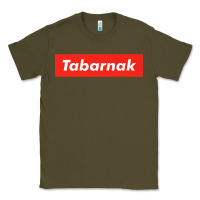 Army Green tabarnak quebec french canadian canada profanity sacre cuss premium t Classic Tee - DesignPulse