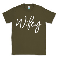 Army Green wifey sweat(b) Classic Tee - DesignPulse