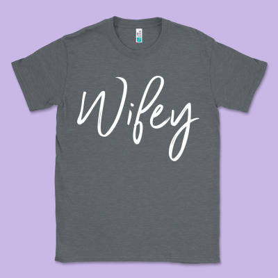 Wifey Sweat(b) Classic Tee Designed By Designpulse