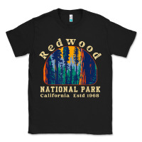 Black redwood national park california retro vintage cam Classic Tee - DesignPulse