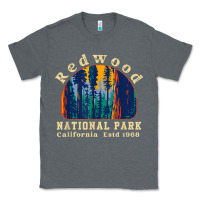 Charcoal Heather redwood national park california retro vintage cam Classic Tee - DesignPulse