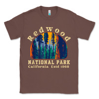 Chestnut redwood national park california retro vintage cam Classic Tee - DesignPulse