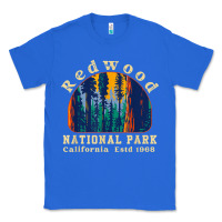 True Royal redwood national park california retro vintage cam Classic Tee - DesignPulse