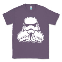Lavender dark side knuckle starwars stormtrooper 2 Classic Tee - DesignPulse