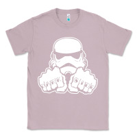 Lilac dark side knuckle starwars stormtrooper 2 Classic Tee - DesignPulse