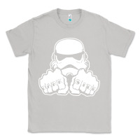 Moon Dust dark side knuckle starwars stormtrooper 2 Classic Tee - DesignPulse
