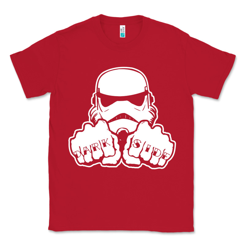 Dark Side Knuckle Starwars Stormtrooper 2 Classic Tee by DesignPulse | Teevron