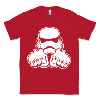 Red dark side knuckle starwars stormtrooper 2 Classic Tee - DesignPulse