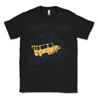 Black traveler Classic Tee - DesignPulse