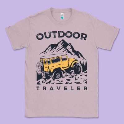 Traveler Classic Tee Designed By Designpulse