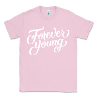 Bubblegum Pink forever young Classic Tee - DesignPulse