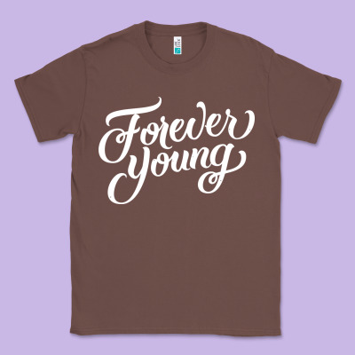 Forever Young Classic Tee Designed By Designpulse