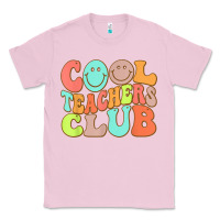 Bubblegum Pink cool teachers club funny smile teachers club squad t shirt Classic Tee - DesignPulse