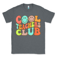 Charcoal Heather cool teachers club funny smile teachers club squad t shirt Classic Tee - DesignPulse