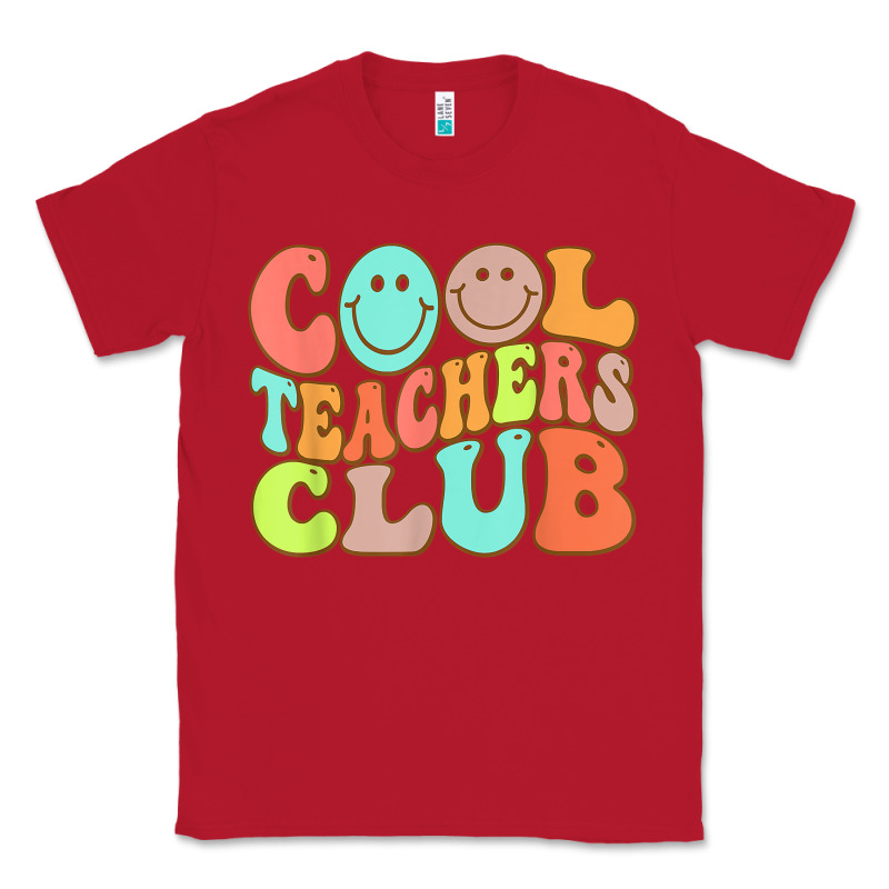 Cool Teachers Club Funny Smile Teachers Club Squad T Shirt Classic Tee by DesignPulse | Teevron