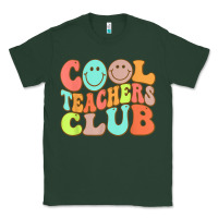 Sports Green cool teachers club funny smile teachers club squad t shirt Classic Tee - DesignPulse