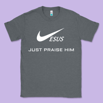 Jesus Just Praise Him Classic Tee Designed By Designpulse