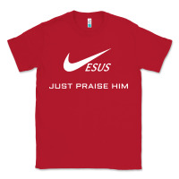 Red jesus just praise him Classic Tee - DesignPulse