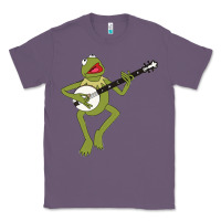 Lavender Kermit playing the banjo Classic Classic Tee - DesignPulse