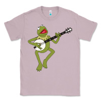 Lilac Kermit playing the banjo Classic Classic Tee - DesignPulse