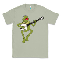 Matcha Kermit playing the banjo Classic Classic Tee - DesignPulse