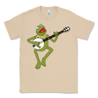 Mushroom Kermit playing the banjo Classic Classic Tee - DesignPulse