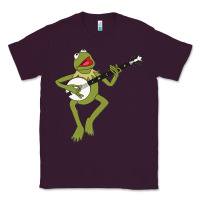 Plum Kermit playing the banjo Classic Classic Tee - DesignPulse