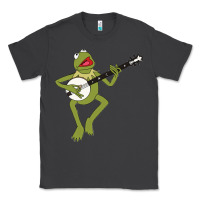 Smoke Kermit playing the banjo Classic Classic Tee - DesignPulse