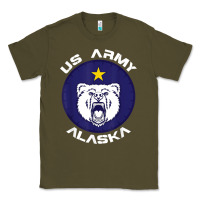 Army Green us army alaska polar bear patch t shirt Classic Tee - DesignPulse