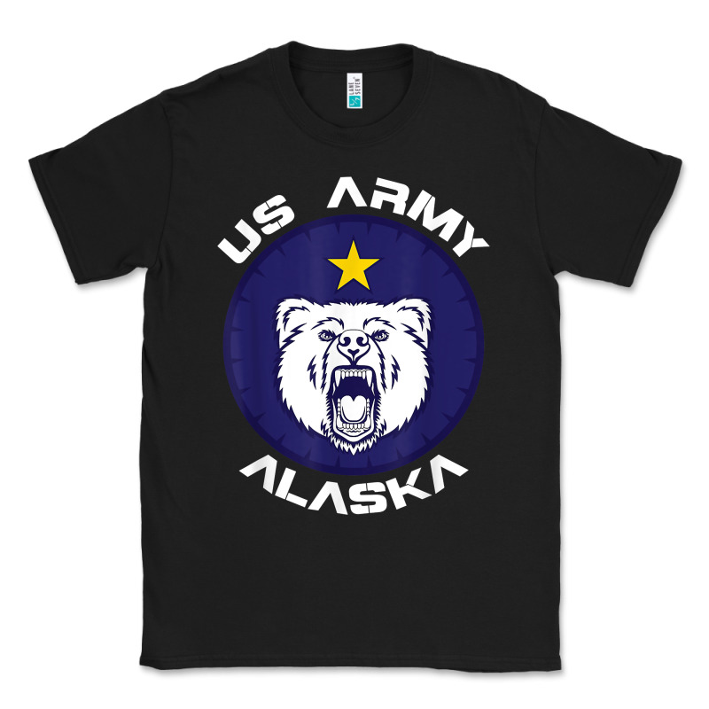 Us Army Alaska Polar Bear Patch T Shirt Classic Tee by DesignPulse | Teevron