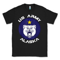 Black us army alaska polar bear patch t shirt Classic Tee - DesignPulse