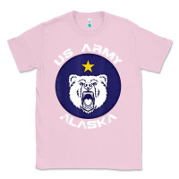 Bubblegum Pink us army alaska polar bear patch t shirt Classic Tee - DesignPulse