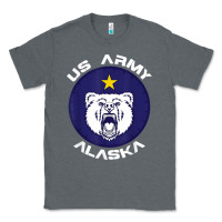 Charcoal Heather us army alaska polar bear patch t shirt Classic Tee - DesignPulse