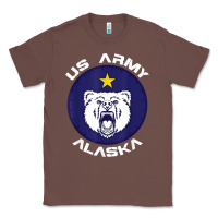 Chestnut us army alaska polar bear patch t shirt Classic Tee - DesignPulse