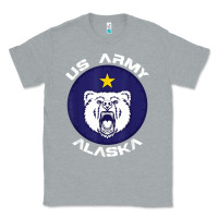 Heather Grey us army alaska polar bear patch t shirt Classic Tee - DesignPulse