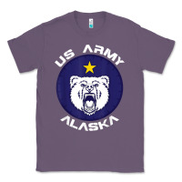 Lavender us army alaska polar bear patch t shirt Classic Tee - DesignPulse
