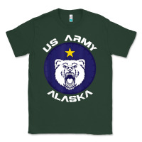 Sports Green us army alaska polar bear patch t shirt Classic Tee - DesignPulse