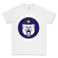 White us army alaska polar bear patch t shirt Classic Tee - DesignPulse