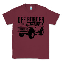 Burgundy off roader bronco Classic Tee - DesignPulse