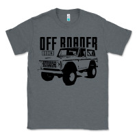 Charcoal Heather off roader bronco Classic Tee - DesignPulse
