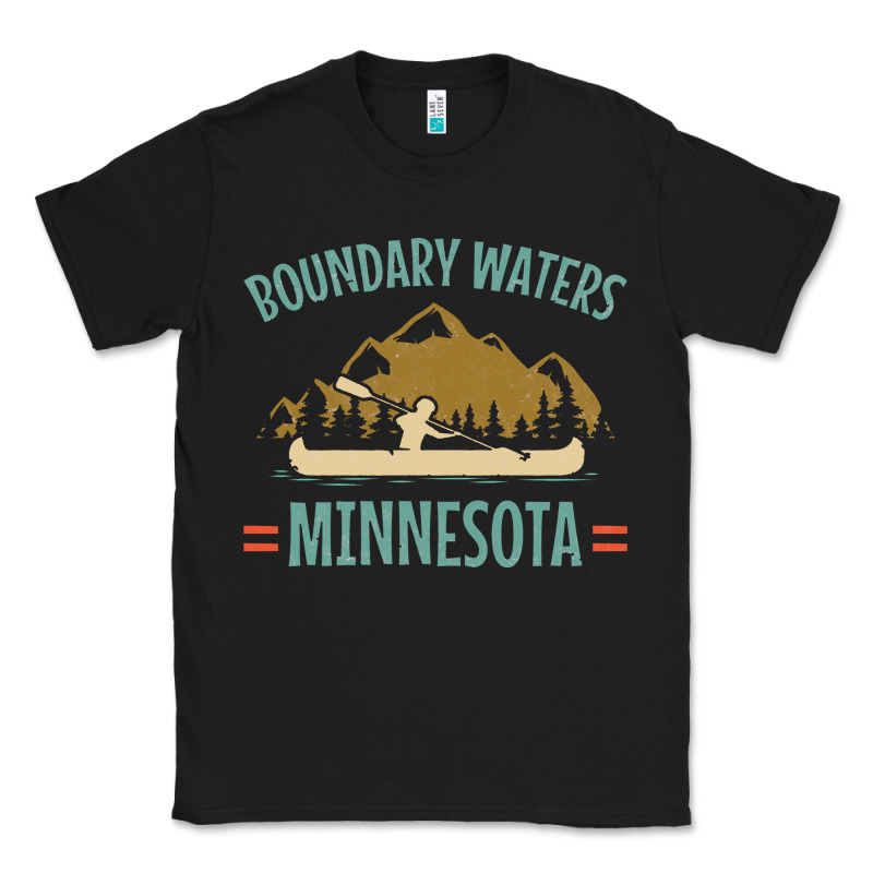 Retro Boundary Waters Canoe Minnesota Classic Tee by DesignPulse | Teevron