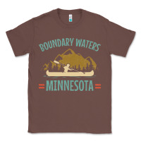 Chestnut retro boundary waters canoe minnesota Classic Tee - DesignPulse