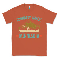 Copper retro boundary waters canoe minnesota Classic Tee - DesignPulse