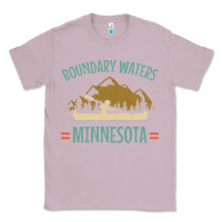 Lilac retro boundary waters canoe minnesota Classic Tee - DesignPulse