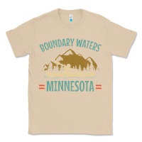 Mushroom retro boundary waters canoe minnesota Classic Tee - DesignPulse